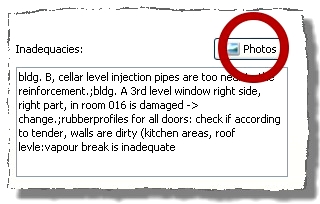 Appuyez sur ce bouton pour ajouter des photos du chantier